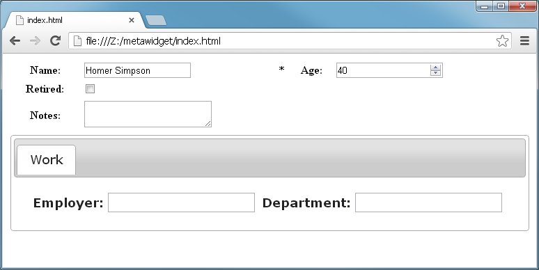Two-column layout with a JQuery UI tab